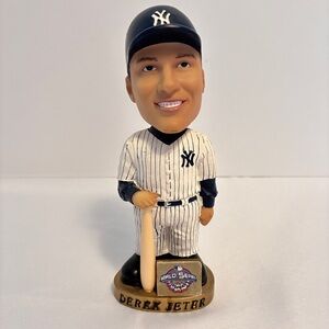 Bobble Dobbles MLBP 2001 Derek Jeter New York Yankees World Series Bobblehead